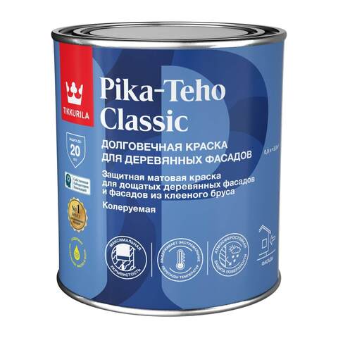 Краска для деревянных фасадов Tikkurila Pika-Teho Classic / Тиккурила Пика-Техо Классик