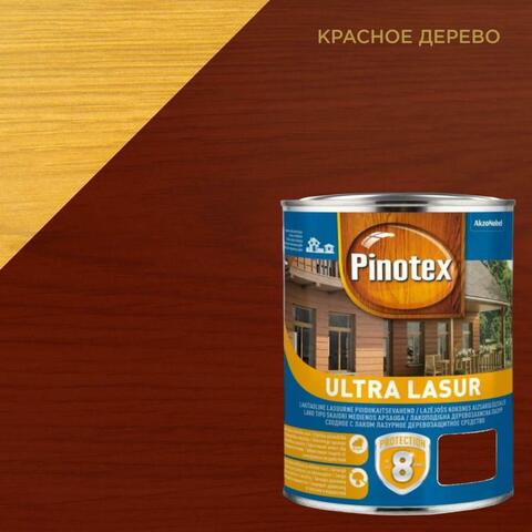 Лазурь для наружных работ Pinotex Ultra Lasur / Пинотекс Ультра Лазурь