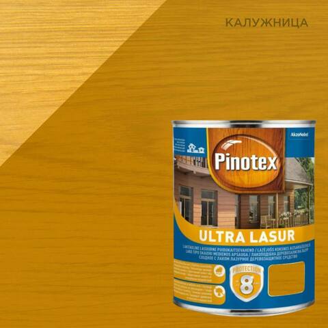 Лазурь для наружных работ Pinotex Ultra Lasur / Пинотекс Ультра Лазурь