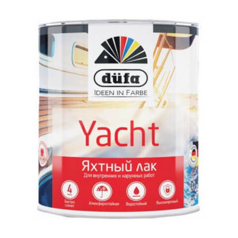 Лак яхтный матовый Dufa Retail Yacht / Дюфа Ритейл Яхт