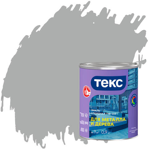 Эмаль алкидная ПФ-115 для дерева и металла Текс