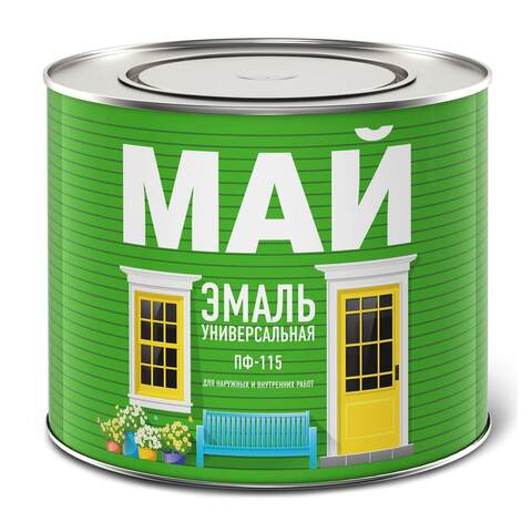 Эмаль универсальная ПФ-115 Май полуглянцевая
