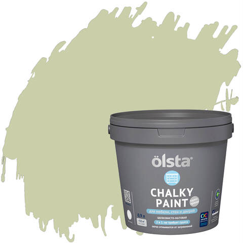 Краска для мебели, стен и дверей Olsta Chalky Paint / Ольста