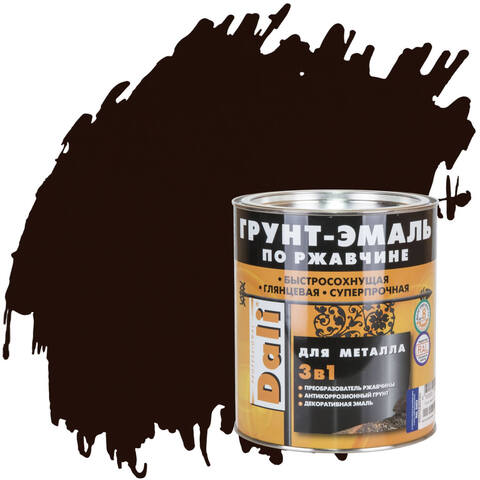 Грунт-эмаль по ржавчине 3 в 1 Dali / Дали