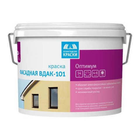 Краска фасадная ВДАК-101 Ленинградские Краски Оптимум