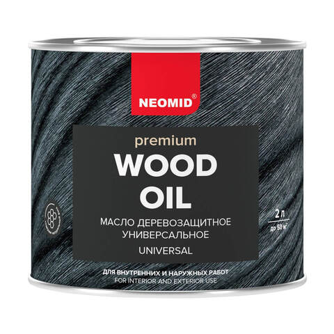 Масло деревозащитное с воском Neomid Premium / Неомид Премиум