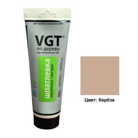 Шпатлевка акриловая по дереву VGT Экстра / ВГТ