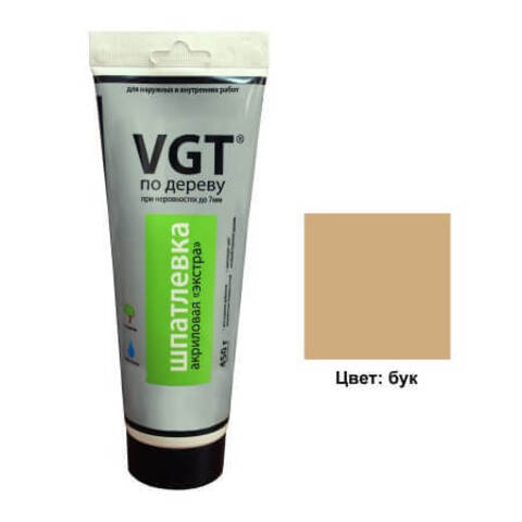 Шпатлевка акриловая по дереву VGT Экстра / ВГТ