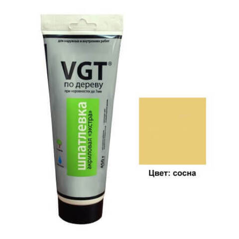 Шпатлевка акриловая по дереву VGT Экстра / ВГТ