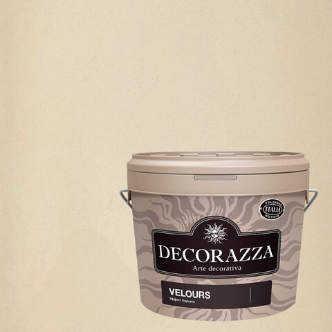 Декоративная штукатурка с эффектом мягкого нежного бархата Decorazza Velours / Декорацца Велюр