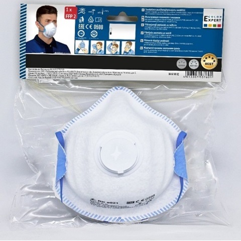 Респиратор от пыли и дыма FFP 2 98626002 Color Expert / Колор Эксперт