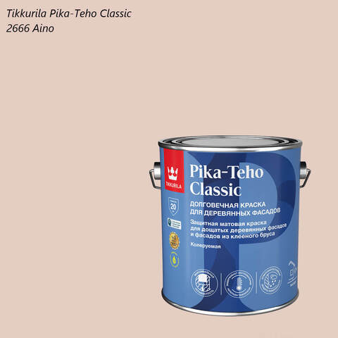 Краска для деревянных фасадов Tikkurila Pika-Teho Classic / Тиккурила Пика-Техо Классик