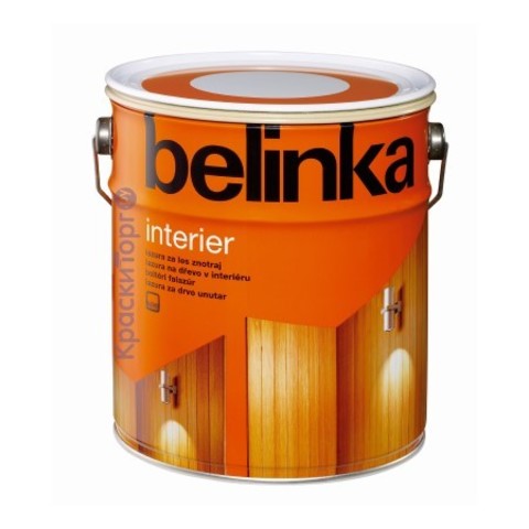 Декоративное лазурное покрытие для древесины Belinka Interier / Белинка Интерьер