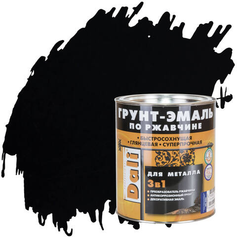 Грунт-эмаль по ржавчине 3 в 1 Dali / Дали