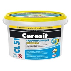 Гидроизоляционная мастика Ceresit CL 51 Nano мембрана / Церезит CL 51