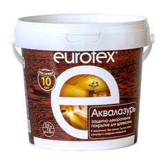 Лак защитно-декоративный для дерева Eurotex / Евротекс Аквалазурь