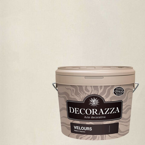 Декоративная штукатурка с эффектом мягкого нежного бархата Decorazza Velours / Декорацца Велюр