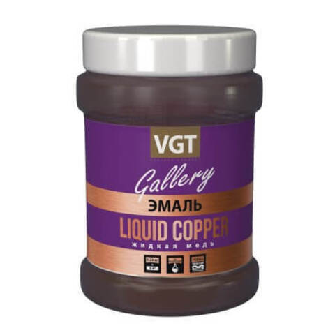 Эмаль перламутровая VGT Gallery Жидкий Металл / ВГТ