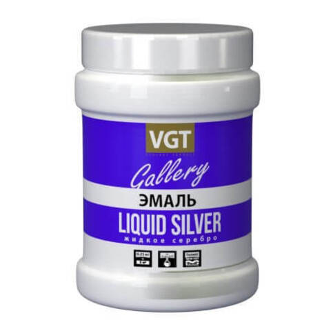 Эмаль перламутровая VGT Gallery Жидкий Металл / ВГТ