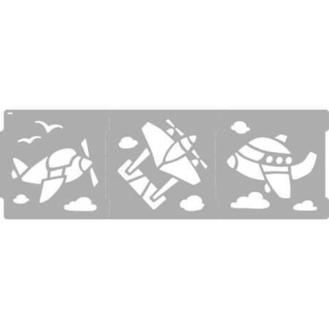 Трафарет бордюр для декоративных штукатурок Art Decor / Арт Декор