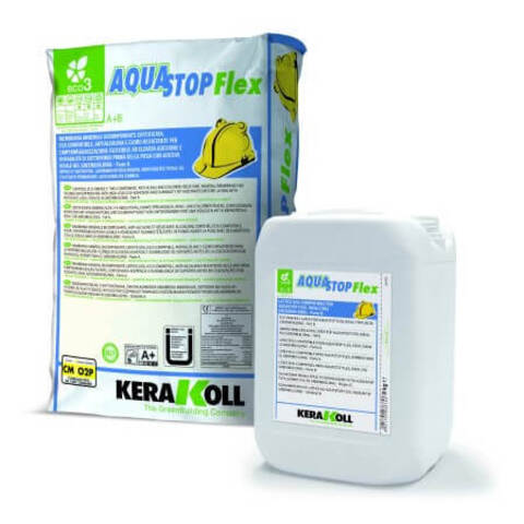 Гидроизоляция двухкомпонентная Kerakoll Aquastop Flex / Керакол Аквастоп Флекс