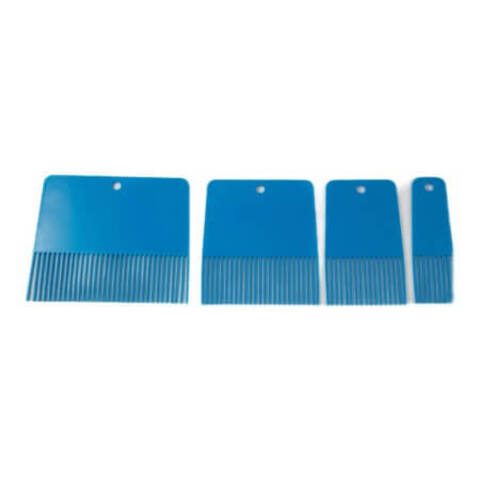 Набор скребков-гребенок пластиковых STMDecor D1130 / СТМДекор