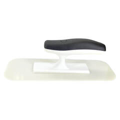 Кельма венецианская пластиковая овальная мягкая белая со сточенными краями STMDecor D1147HR/СТМДекор