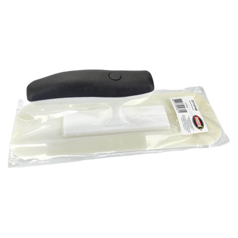 Кельма венецианская пластиковая овальная мягкая белая со сточенными краями STMDecor D1147HR/СТМДекор