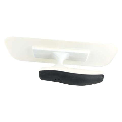 Кельма венецианская пластиковая овальная мягкая белая со сточенными краями STMDecor D1147HR/СТМДекор