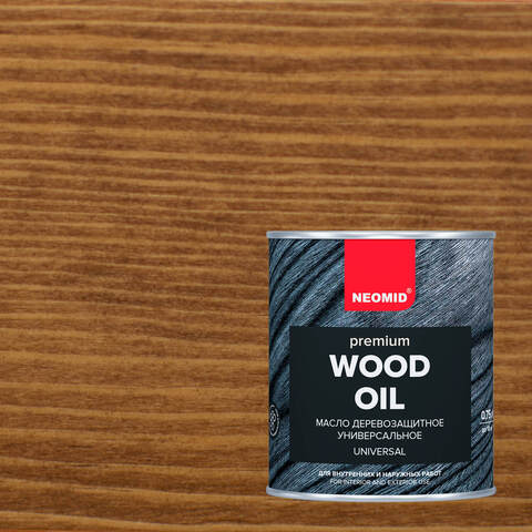 Масло деревозащитное с воском Neomid Premium / Неомид Премиум