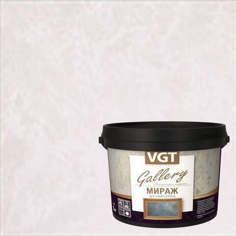 Штукатурка декоративная полуглянцевая VGT Gallery Мираж / ВГТ