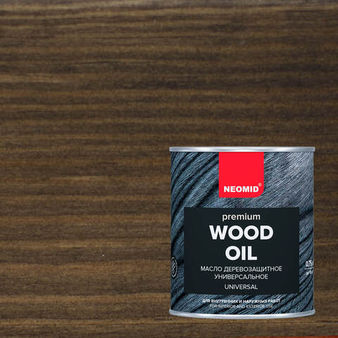 Масло деревозащитное с воском Neomid Premium / Неомид Премиум