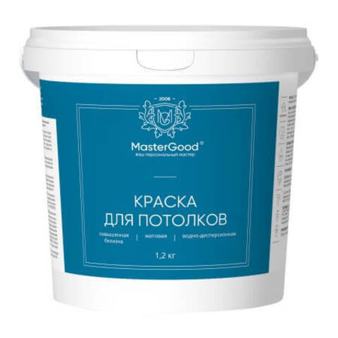 Краска акриловая для потолков MasterGood / МастерГуд