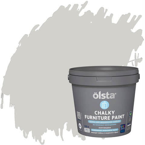 Краска для деревянной мебели кухонь и ванных Olsta Chalky Furniture Paint / Ольста