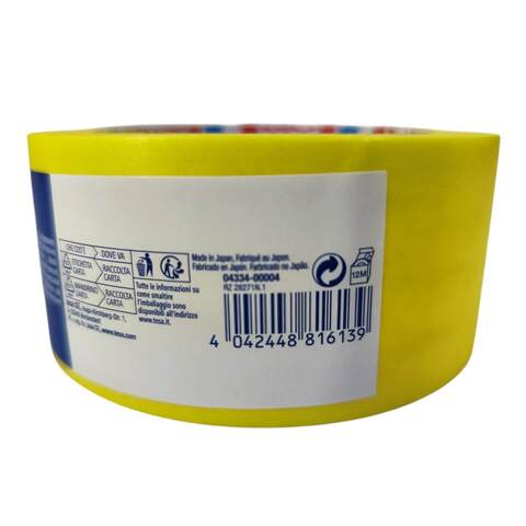 Лента малярная желтая для идеально ровных краев Tesa / Теса