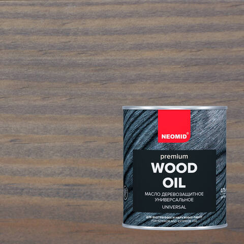 Масло деревозащитное с воском Neomid Premium / Неомид Премиум