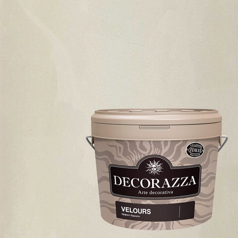 Декоративная штукатурка с эффектом мягкого нежного бархата Decorazza Velours / Декорацца Велюр