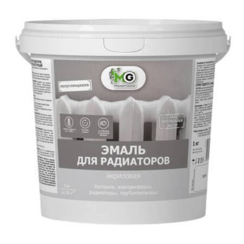 Эмаль акриловая для радиаторов MasterGood / МастерГуд