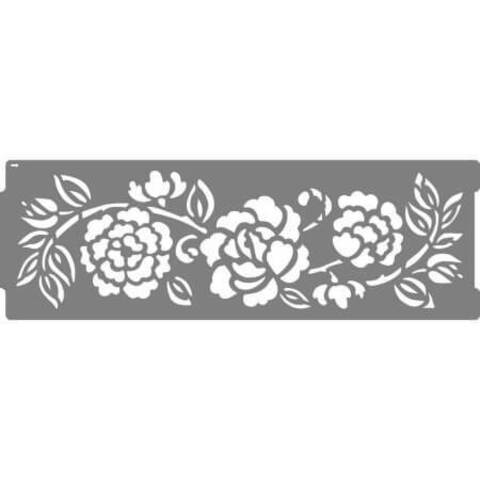 Трафарет бордюр для декоративных штукатурок Art Decor / Арт Декор