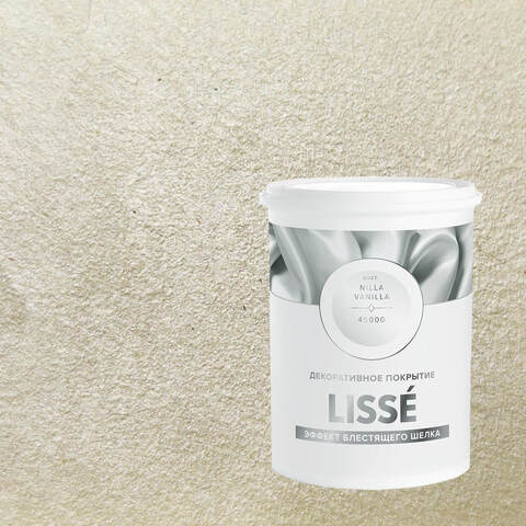 Декоративная штукатурка с эффектом блестящего шелка Vincent Decor Lisse / Винсент Декор Лиссе