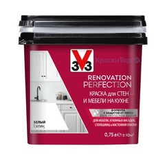 Краска для стен и мебели на кухне V33 Renovation Perfection / В33