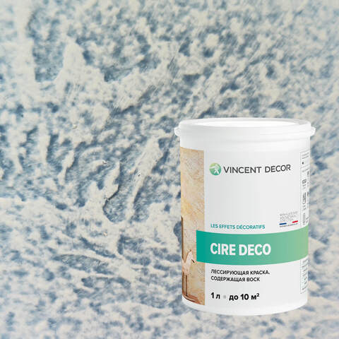 Краска декоративная лессирующая с воском Vincent Decor Cire Deco / Винсент Декор Сир Деко