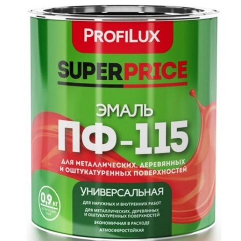 Эмаль ПФ-115 на алкидной основе ProfiLux Superprice / Профилюкс Суперпрайс