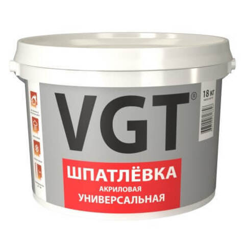 Шпатлевка акриловая универсальная VGT / ВГТ
