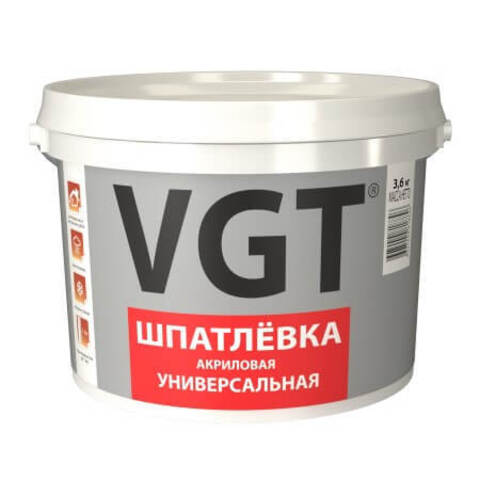 Шпатлевка акриловая универсальная VGT / ВГТ