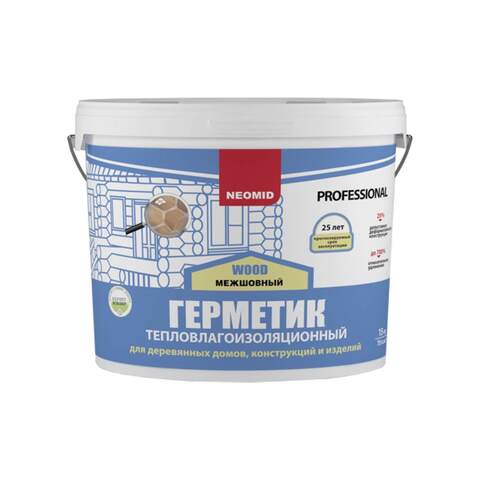 Герметик шовный для срубов Neomid Wood Professional / Неомид Теплый Дом