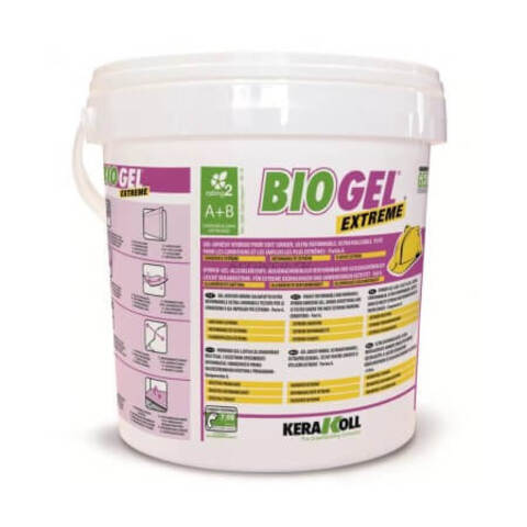 Клей-гель гибридный двухкомпонентный Kerakoll Biogel Extreme White / Керакол Биогель Экстрим