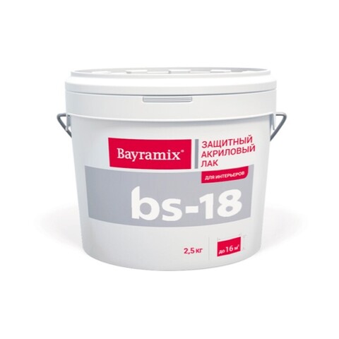 Лак защитный для штукатурок Bayramix BS-18 / Байрамикс