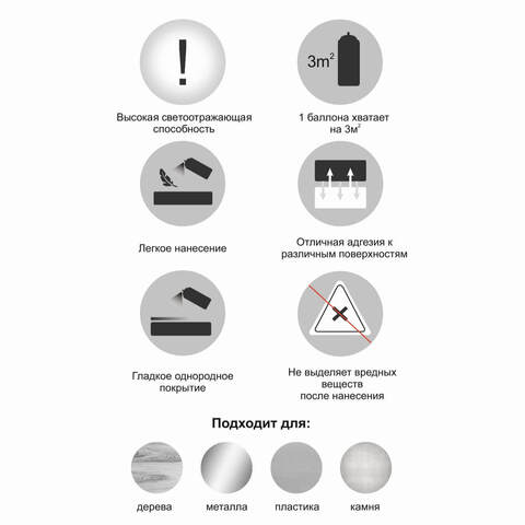 Краска аэрозольная флуоресцентная Monarca / Монарка