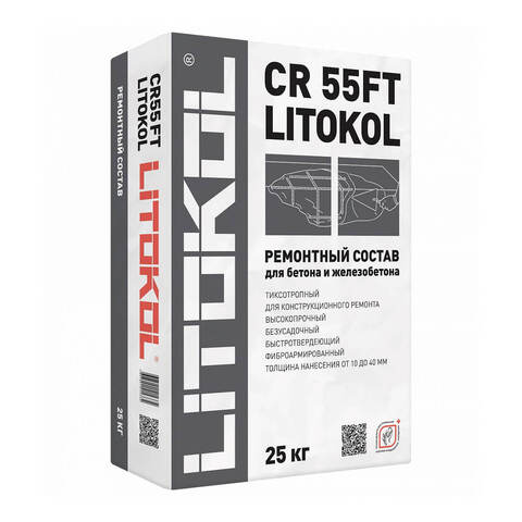 Купить Ремонтный состав для бетона и железобетона Litokol CR 55FT ...